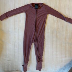 Little Sleepies Mauve Kids Footie
